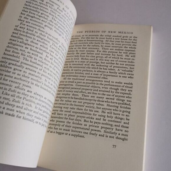 1959 Patterns of Culture Ruth Benedict PB Book, Anthropology Text Margaret Mead - Picture 7 of 9